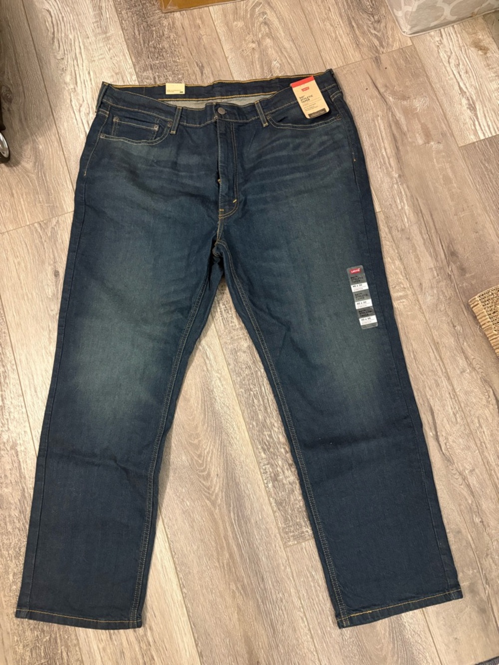 Levi's Men's Dark Blue Straight Jeans